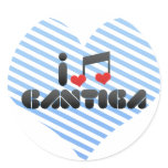 Cantiga Round Sticker