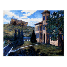 Cantril School House, Postcard Painting