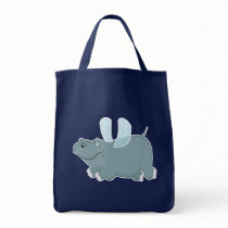 Canvas Bag: Flying Hippo