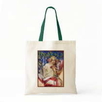 Canvas Bag: Mucha Magazine Illustration