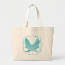 Canvas Bag with Peace Message