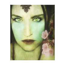 Canvas - Queen of the cherry blossom fairies Canvas Print