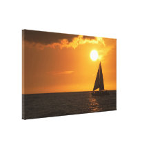 Canvas Wrap: Copper Sunset Gallery Wrapped Canvas
