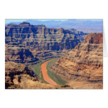 Canyon grand du fleuve Colorado Cartes De Vœux
