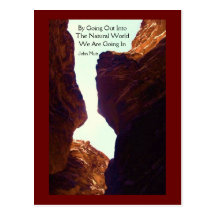 Canyon rocks post cards