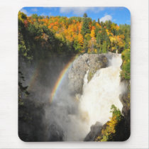 Canyon Sainte-Anne Waterfall Rainbow Mousepad mousepads