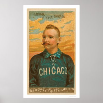 Cap Anson Baseball Card 1888 Posters by lc_baseball