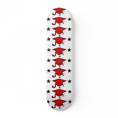 CAP & DIPLOMA SKATEBOARD by DURTIEBIRD