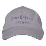 Cap, Schrodinger equation, Dark Gray Embroidered Hat