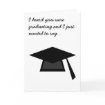 Cap Silhouette Greeting Card
