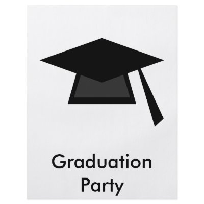 Cap Silhouette Full Color Flyer by GraduationStation