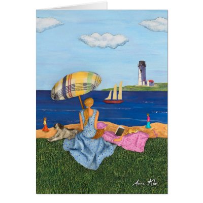 Cape Ann Rockport Greeting Card by anneklar