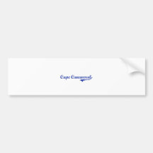 Cape Canaveral Florida Classic Design Bumper Sticker