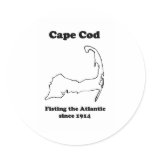 Cape Cod Round Stickers