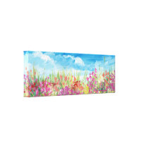 Cape Cod Summer Garden Stretched Canvas Prints