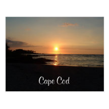 Cape Cod Sunset Postcard