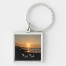 Cape Cod Sunset Premium Keychain