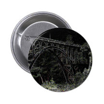 Cape Creek Bridge, Oregon Art Pins