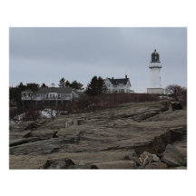 Cape Elizabeth Lighthouse Art Photo
