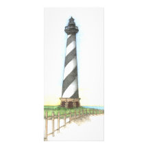 Cape Hatteras Lighthouse bookmark Custom Rack Card