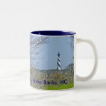 Cape Hatteras Lighthouse from Wetlands Series Coffee Mugs