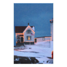 Cape Neddick Light Maine Stationery