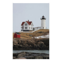 Cape Neddick - Nubble Light Stationery Design