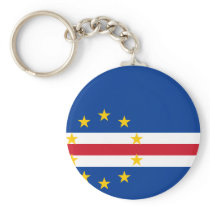 Cape Verde Flag CV Key Chains