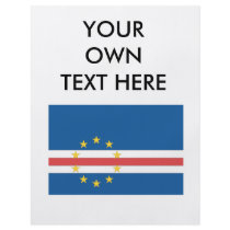 Cape Verde Flag Personalized Flyer
