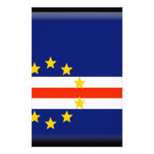 Cape Verde Flag Stationery Design