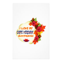 Cape Verdian Boyfriend Design Custom Stationery