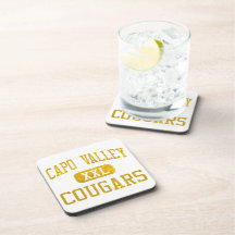 Capistrano Valley Cougars Athletics Beverage Coaster