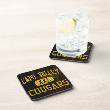 Capistrano Valley Cougars Athletics Drink Coaster
