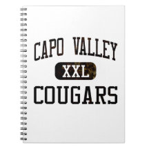 Capistrano Valley Cougars Athletics Spiral Notebook