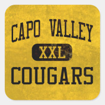 Capistrano Valley Cougars Athletics Stickers