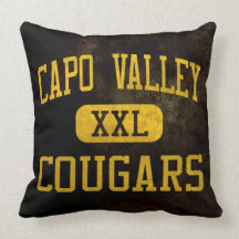 Capistrano Valley Cougars Athletics Throw Pillows