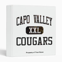 Capistrano Valley Cougars Athletics Vinyl Binder