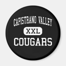 Capistrano Valley - Cougars - High - Mission Viejo Fridge Magnet