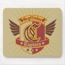 Capitaine Emblem de Gryffindor Quidditch Tapis De Souris