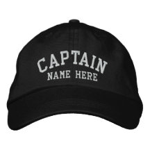 Capitaine - personnalisable casquette brodée