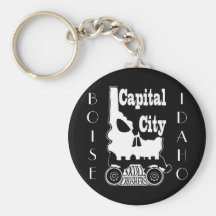 Capital City Skull Crushers Roller Derby Team Keychains