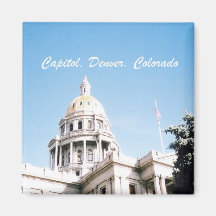 Capital, Denver, Colorado Fridge Magnet