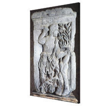 Capital of The Nautes Pillar Canvas Print