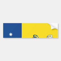 Capital Territory Flag Bumper Stickers