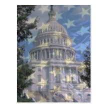 capital w stars postcards