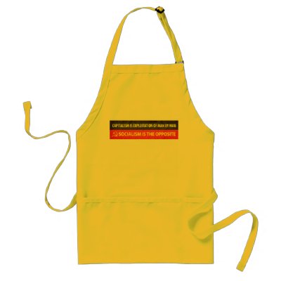 Capitalism and Socialism Apron by JSlogan