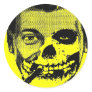 capitalism is fun round sticker