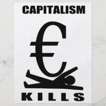 Capitalism Kills Custom Flyer