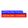 Capitalism vs Socialism Bumper Stickers