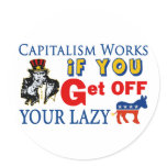 Capitalism Works Sticker